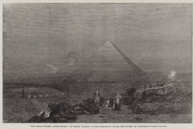 La Grande Piramide al tramonto da Henry Warren